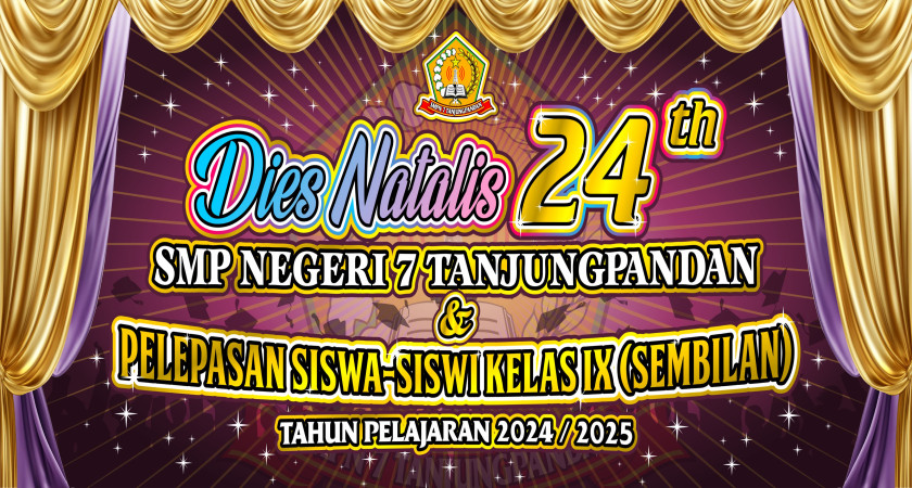 Dies Natalis ke 24 Tahun dan Pelesapan Siswa-siswi kelas IX