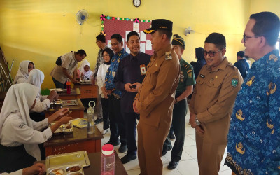 Peresmian Makan Bergizi Gratis di Kabupaten Belitung