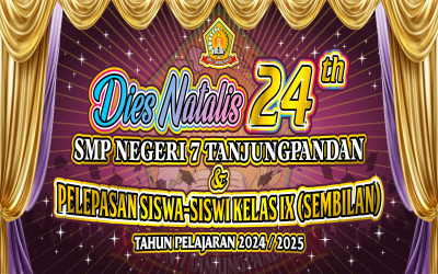 Dies Natalis ke 24 Tahun dan Pelesapan Siswa-siswi kelas IX